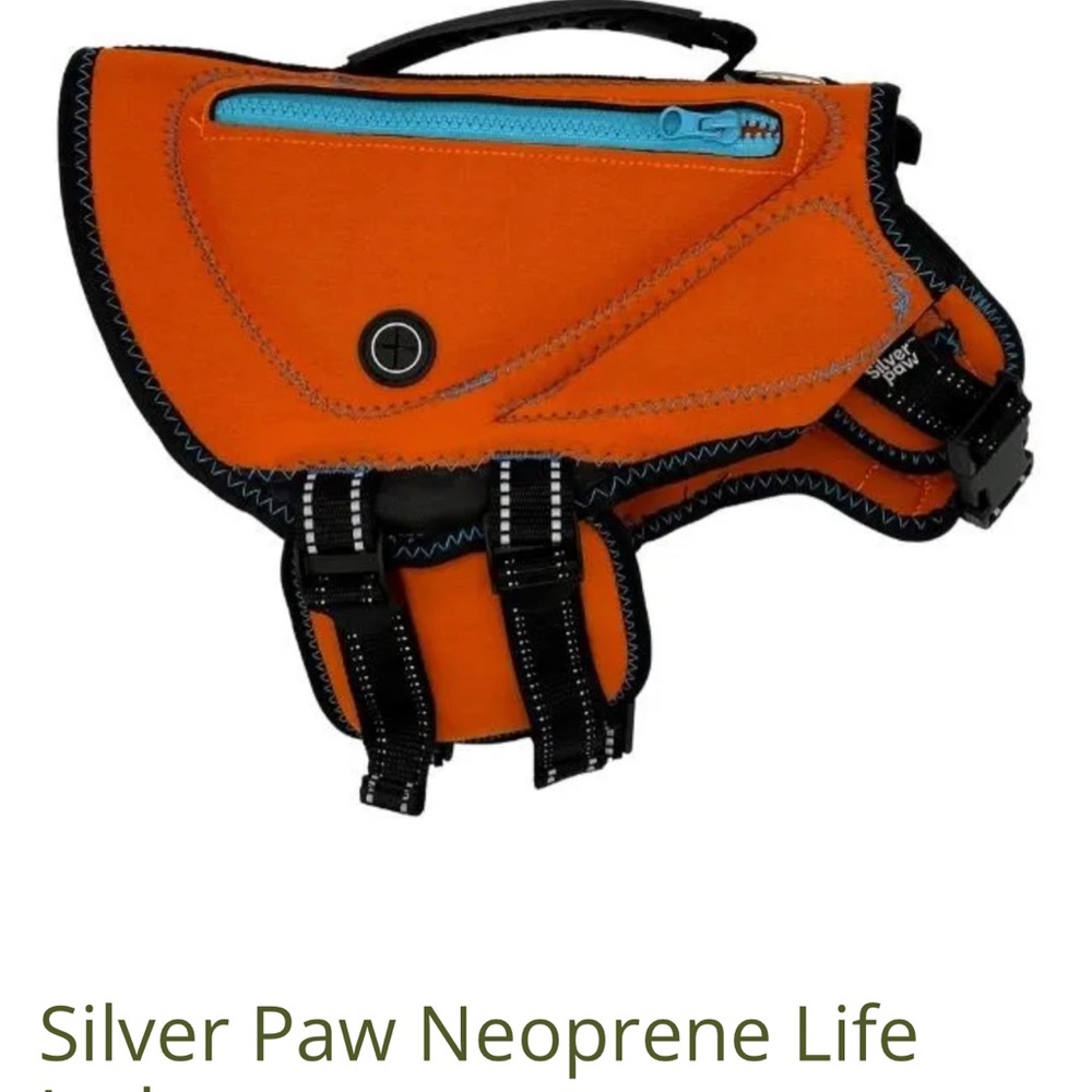 Silver paw life vest for XL dog